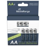 MediaRange Батерии литиеви MediaRange MRBAT161, AA, 1.5V, 1400mAh, 4бр. в опаковка (MRBAT161)