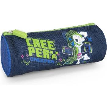 Image 1 of Panini Цилиндричен несесер Panini Minecraft - Creeper Anatomy Neon (70569)