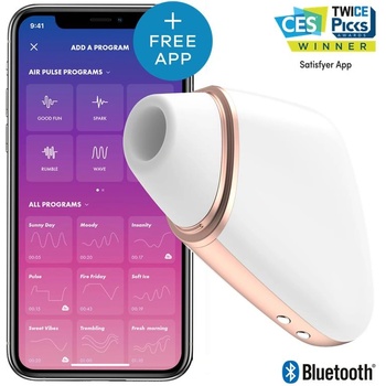 Image 1 of Satisfyer Клитор стимулатор с APP бял Satisfyer Love Triangle