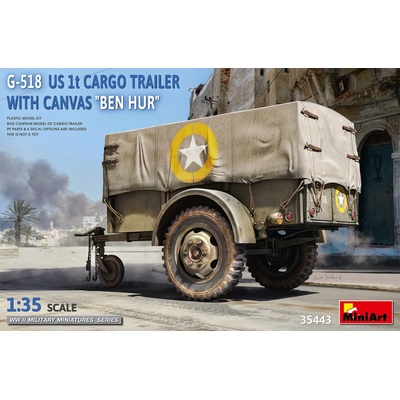 MiniArt US 1ton. Cargo Trailer Ben Hur 1:35
