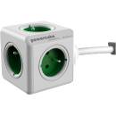 Predlžovacie káble Cubenest PowerCube Extended 1,5m Green 423657