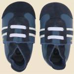 bobux Bobux: Бебешки обувки Soft Sole (0-2 години) Sport Classic Cobalt (1000-068-35-S)