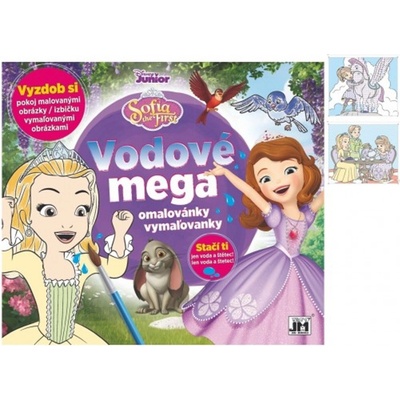 Jiri Models Vodové mega omalovánky Maluj vodou! Sofie První 33x29cm