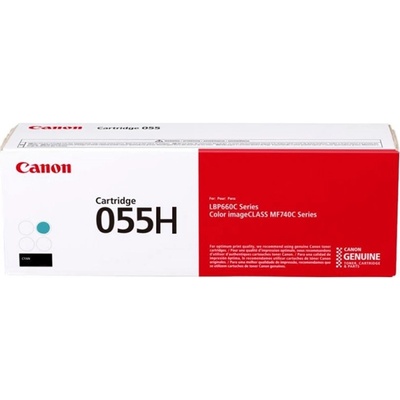 Canon Оригинална тонер касета Canon CRG-055H, MF74x, 5900 страници/5%, Cyan (3020100787)