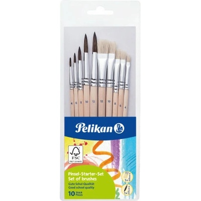 Pelikan - Sada 10ks štetcov