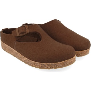 Haflinger Дамски пантофи Haflinger Women's Grizzly Sharon Slippers - Chokolate - размер 40 (EU) (126-0669-0315)