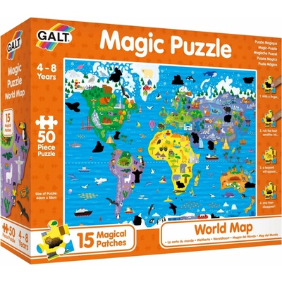 GALT Magické Mapa světa 50 dielov