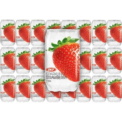 OKF Sparkling Strawberry Drink 24 x 350 ml