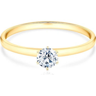 SAVICKI Годежен пръстен savicki: злато, лабораторен диамант
