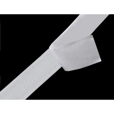 Prima-obchod Suchý zip plyš samolepicí šíře 20 mm, barva 1 bílá