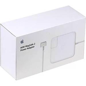 Apple Оригинално Зарядно за MacBook, Apple 220v Magsafe 2 Charger A1435 60w, Бял (A1435/Md565)