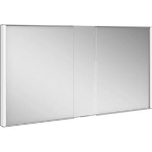 KEUCO Royal Match - Огледален шкаф с LED осветление, вграден, 130x70x15 см, сребрист анодиран 12815171311 (12815171311)