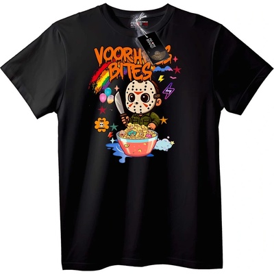 NOONEBRAND Тениска Voorhees хапка - 7XL, White