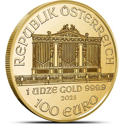 Wiener Philharmoniker zlatá mince 2025 1 oz