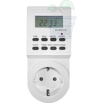 Image 1 of Synchro TS-ED1 - Седмичен Електрически таймер с програмируема памет - лятно и зимно часово време , 220-240V, 16A, 3500W, за контакт (12331)