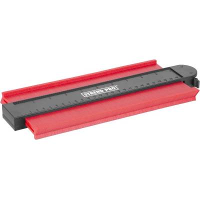 Šablona Strend Pro DG681, 250x130 mm, magnet, s uzamčením, pomůcka na obkreslení tvarů ST212061