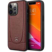 Mercedes hard obal na iPhone 15 PRO Red Leather Urban Bengale