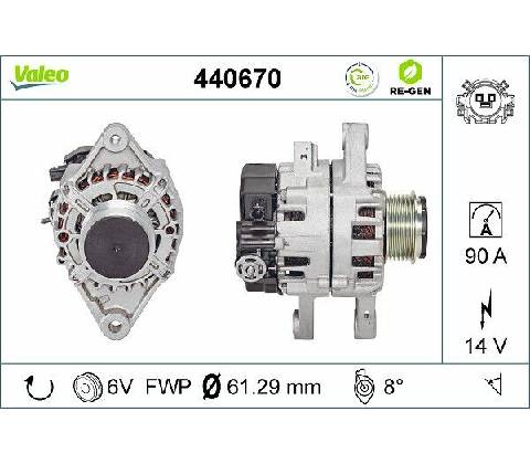 Alternátor VALEO 440670