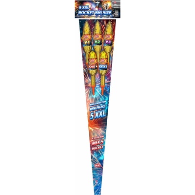 RAKETY 5XXL ROCKET BIG SIZE 8/5 5 ks ČÍNA R170M