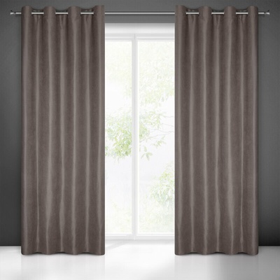 Takoy Záves ADELAIDE z mäkkej tkaniny so semišovým povrchom a jemným štruktúrovaným vzorom 140 x 250 cm-HF-367898 | 140 x 250 cm