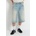 The Ragged Priest Къси панталони The Ragged Priest Men's Anchor Short Denim Shorts - Light Blue