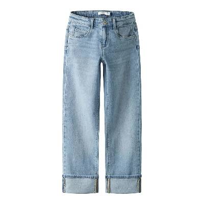 Дънки Name it Rose Straight Fold Fit NKF jeans - Blue (Light Blue Denim)
