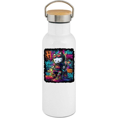 123TRIKO termoska Urban Cat Flow 500 ml vtipné