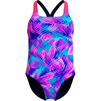 Speedo Детски бански костюм Speedo Kid's Digital Allover Powerback Swimsuit - Margarita Pink / Peacoat - размер 140 (EU) (750-1963-0313)