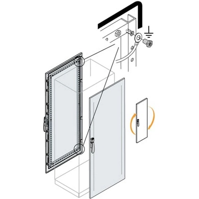 Abb Метална врата abb is2 ec1880k - 1800 × 800 мм (ec1880k)