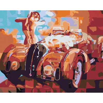 zuty Malování podle čísel Veterán 50 x 40 cm vypnuté plátno na rám