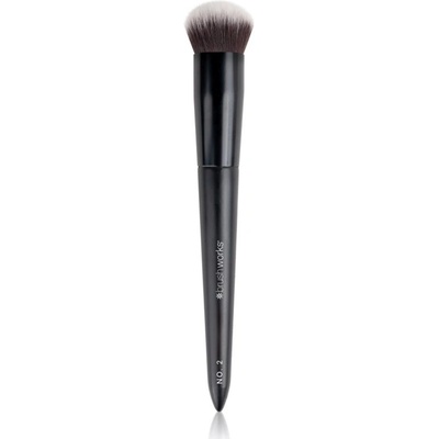 Brushworks Buffing Foundation Brush štetec na make-up typ NO 2 1 ks