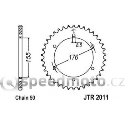 JT Sprockets JTR 2011-46