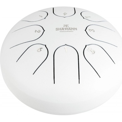 Shamann 6" 8 Notes C5 Major White Tongue Drum
