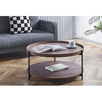 ЕВРОМАР Холна маса adriana тъмен орех / черно