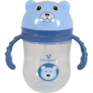 Cangaroo Чаша със сламка Cangaroo - Berry, 240 ml, синя (110043) - ozone