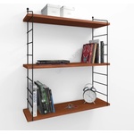 ASIR GROUP Етажерка ARMONI 85x72 cм кафява/черна (AS0811)