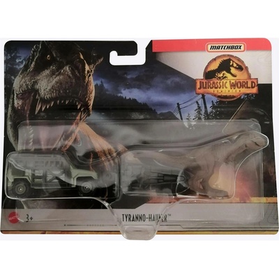 Matchbox Jurský Svět Transportér s dinosaurem Tyranno-hauler