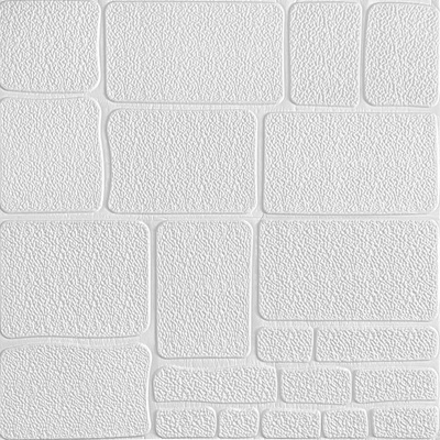 Impol Trade 3D WHITE F 70 x 77 cm, kamene biele 1ks