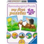 Ravensburger - Puzzle 9x2 My First Puzzles: Animals in the garden - 1 - 39 piese