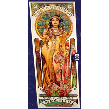 Image 1 of Bluebird Puzzle - Puzzle Mucha - Moët and Chandon-Grand Crémant Imperial Panorama - 1 000 piese