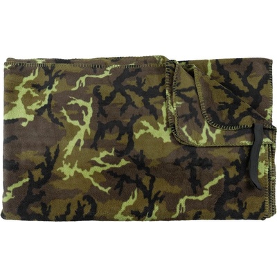 MFH fleece deka M 95 CZ kamufláž 200x150