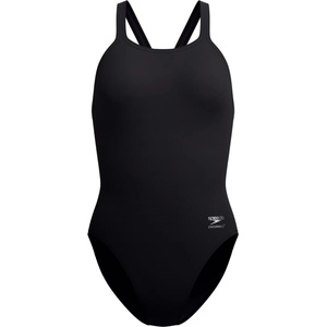 Speedo Дамски бански костюм Speedo Women's FL Solid Leaderback Swimsuit - Team Black - размер 44 (EU) (150-5714-0122)