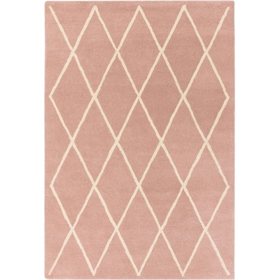 Asiatic Carpets Розов ръчно изработен вълнен килим 160x230 cm Albany - Asiatic Carpets (ALBA160230PINK)