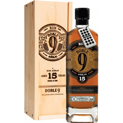 Ron Doble 9 15y 38% 0,7 l (holá láhev)