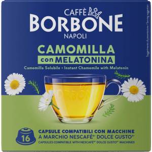 Caffè Borbone Чай капсули Borbone Camomilla, съвместими с Dolce Gusto, 16 бр