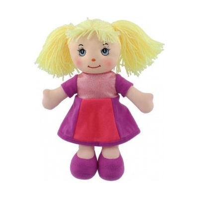 Teddies Culinka handrová s blond vláskami 32cm
