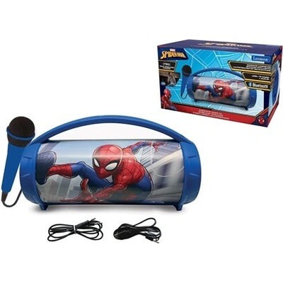 Lexibook Bezdrôtový reproduktor Spider Man s osvetlením a mikrofónom BTP585SPZ