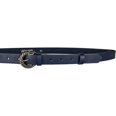Penny Belts dámský kožený opasek 38 tmavě modrý