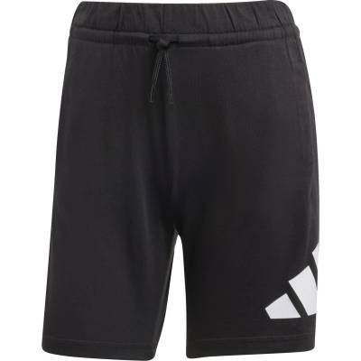 Adidas Детски къси панталони adidas Kid's Bold Knit Shorts 210 Shorts - Black / White - размер 128 (EU) (701-3544-0111)