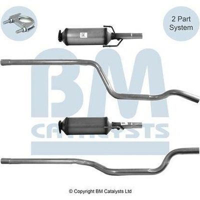 Filtr sazových částic, výfukový systém BM Catalysts BM11062
